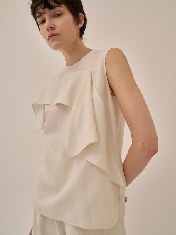 Tea drape panel pullover WH