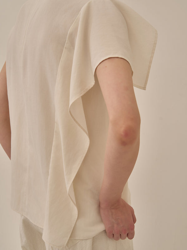 Tea drape panel pullover WH