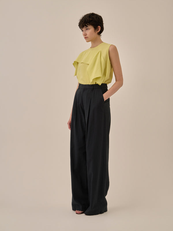 Tea drape panel pullover YE