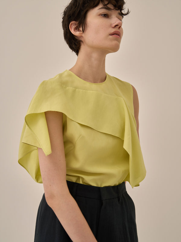 Tea drape panel pullover YE