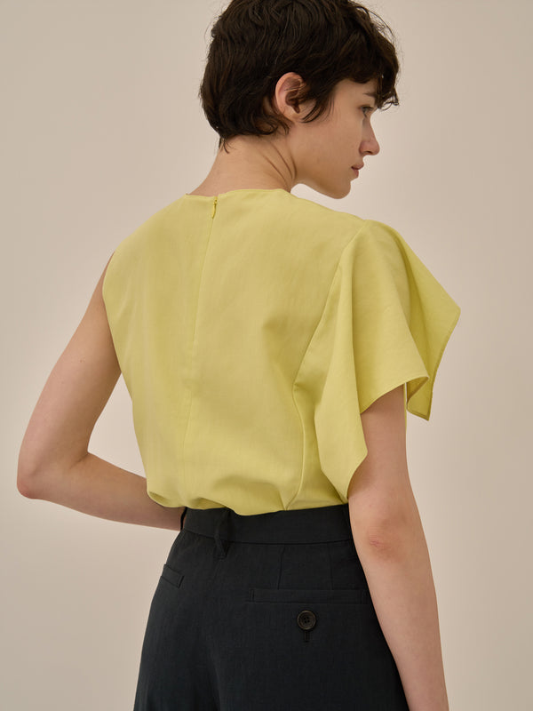 Tea drape panel pullover YE