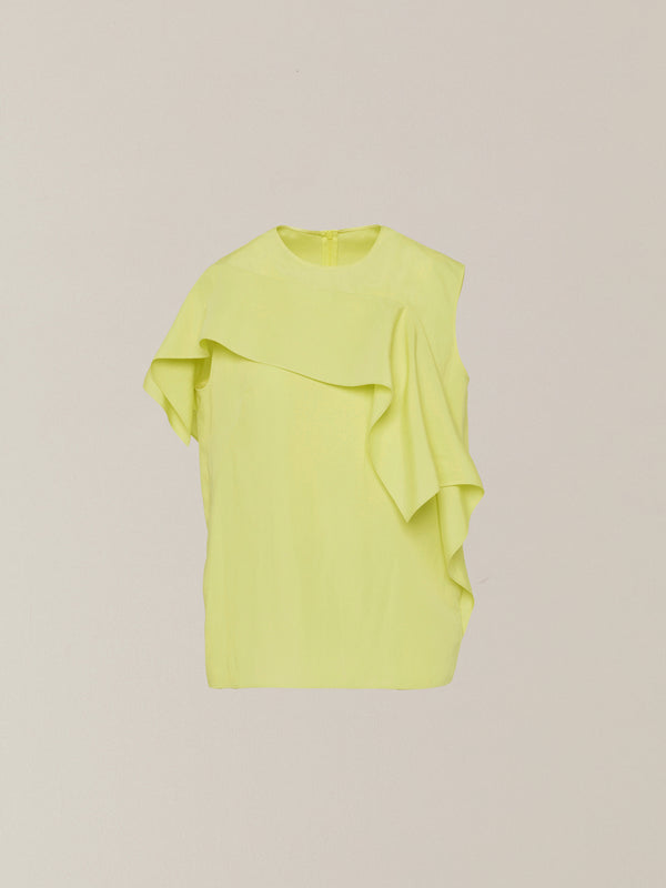 Tea drape panel pullover YE