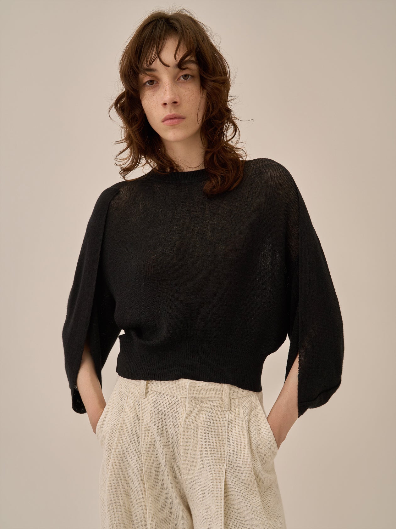 Carlotta knit pullover BK