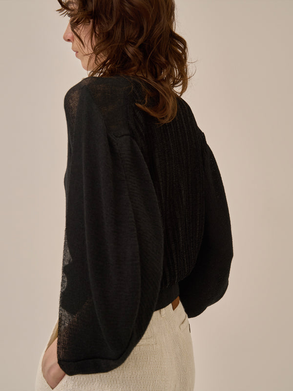 Carlotta knit pullover BK