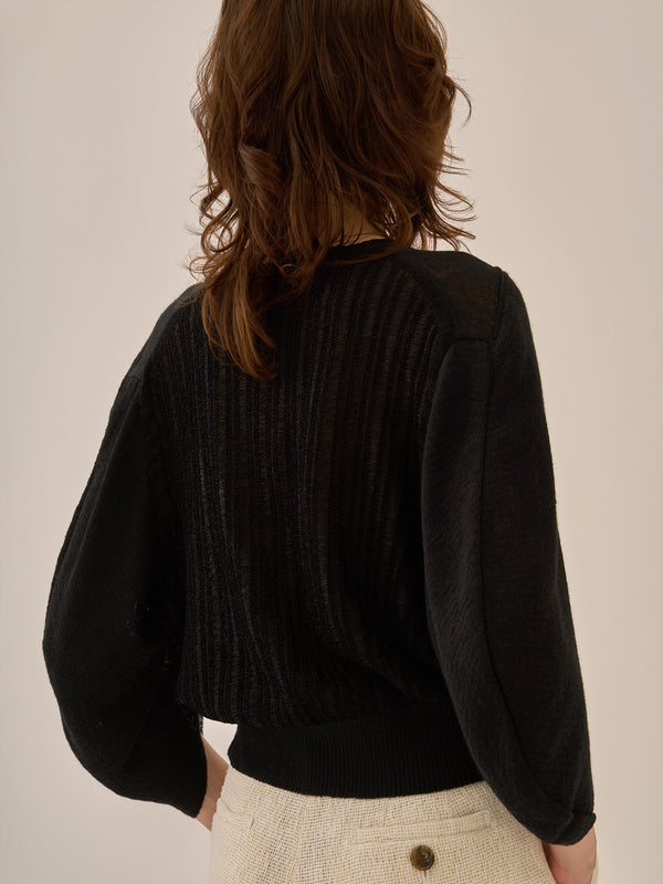 Carlotta knit pullover BK