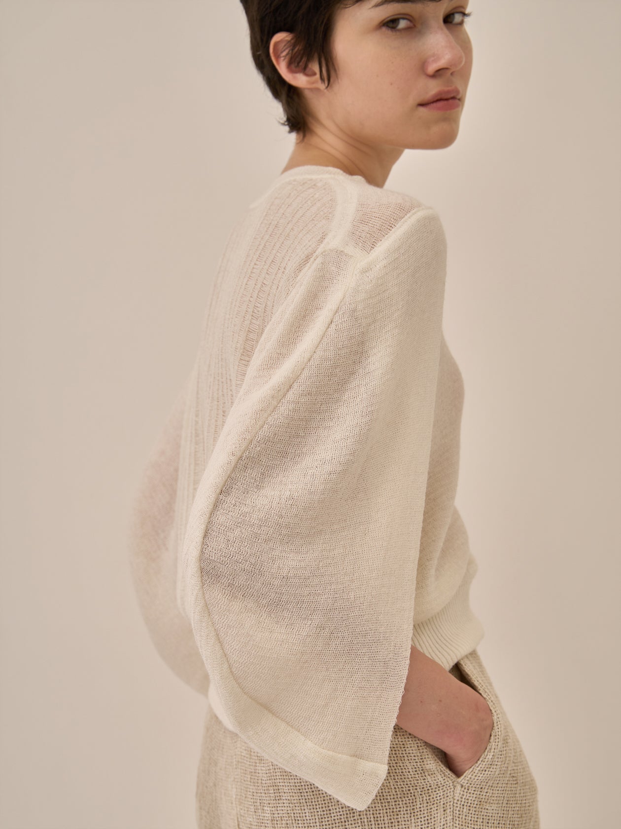 Carlotta knit pullover WH