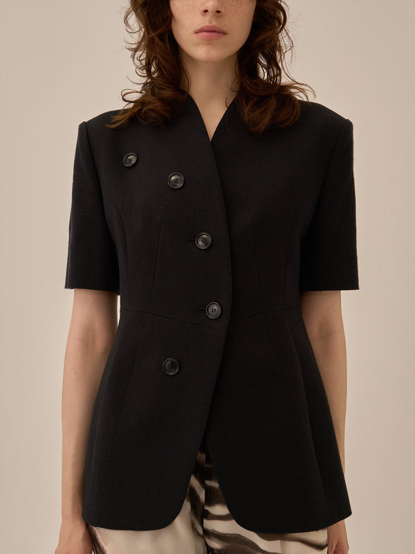 Sesilia half sleeve jacket BK