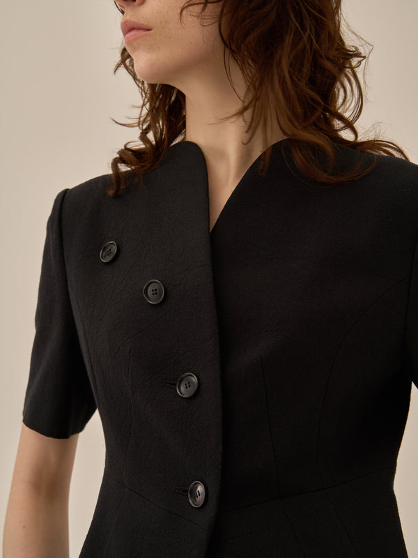 Sesilia half sleeve jacket BK