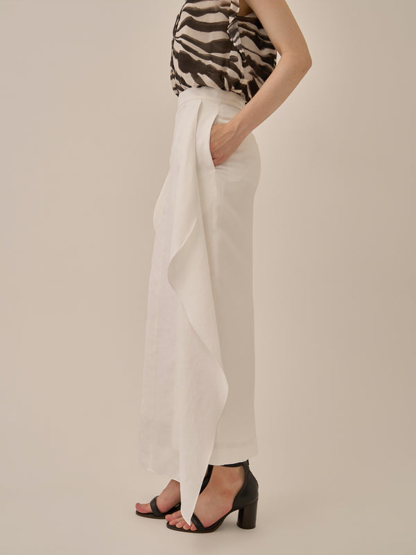Ulla drape panel skirt WH