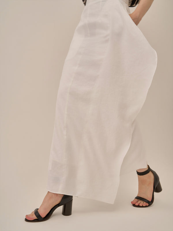 Ulla drape panel skirt WH