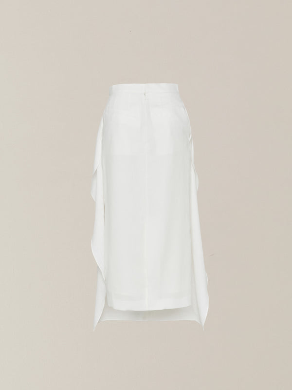 Ulla drape panel skirt WH