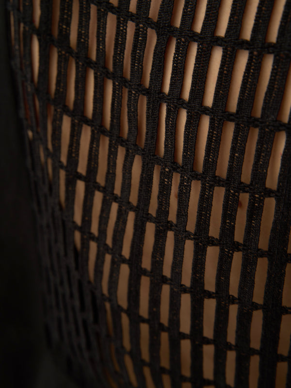 Nina ladder panel dress BK