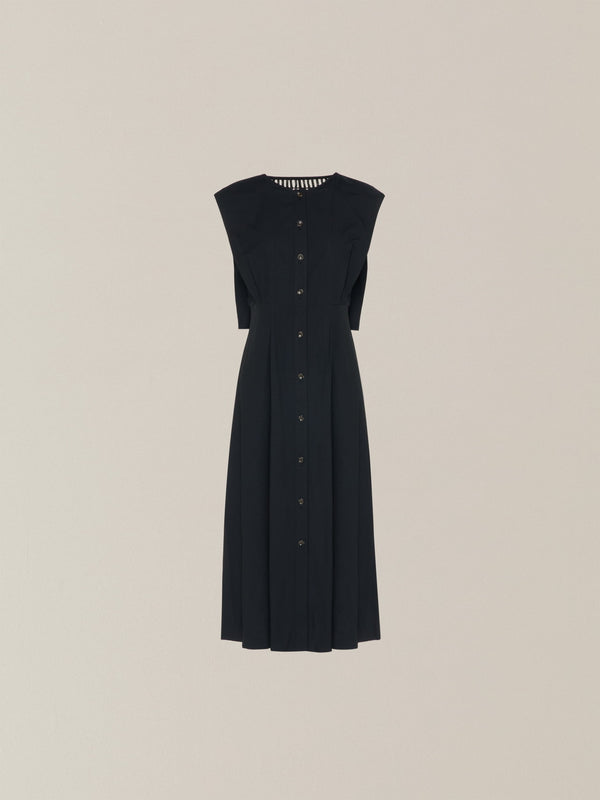 Nina ladder panel dress BK
