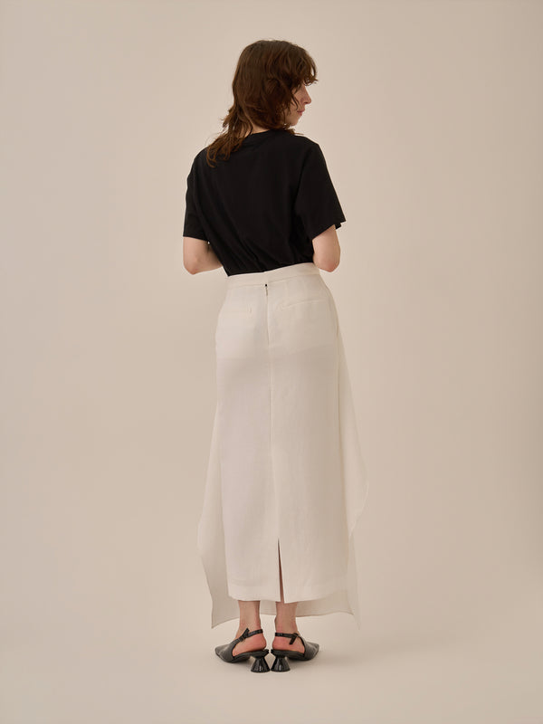 Line portrait T-shirt BK