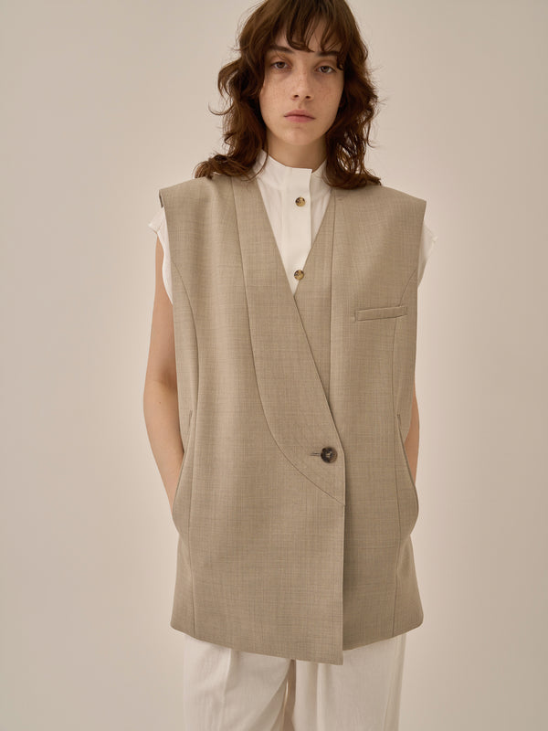 Void jacket with belt BE