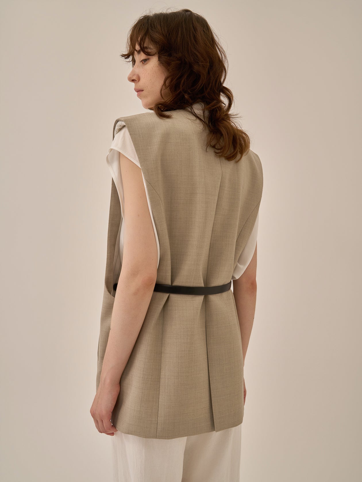 Void jacket with belt BE