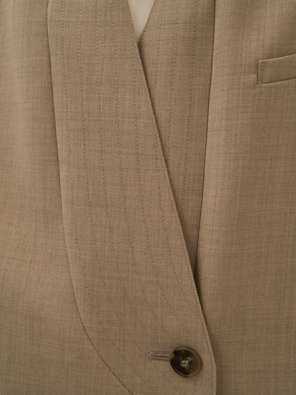 Void jacket with belt BE