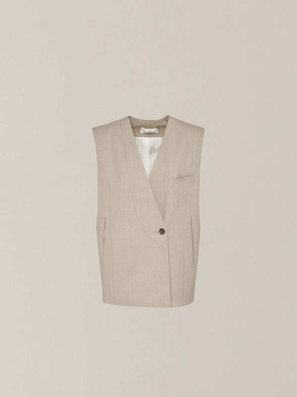 Void jacket with belt BE