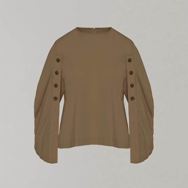 Mirka drape sleeve PO BE