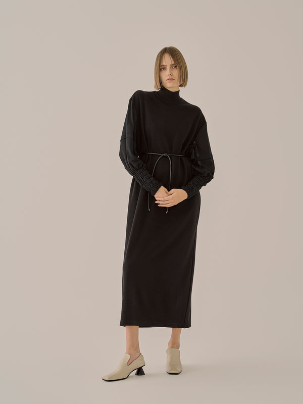 Rebekka TP sleeve dress BK