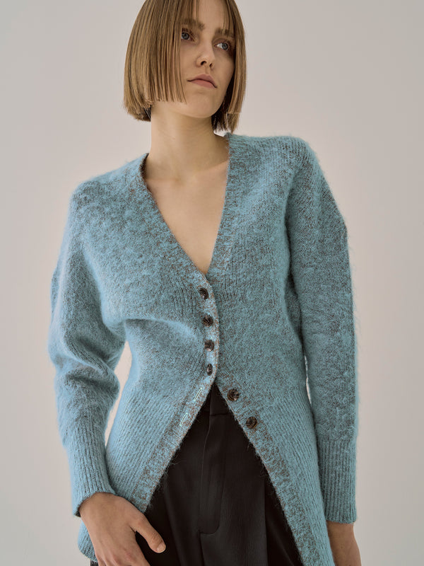 Greer mohair knit cardigan BL