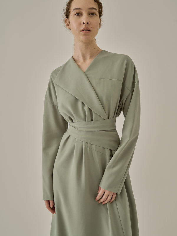 Agatha wrap waist dress GR