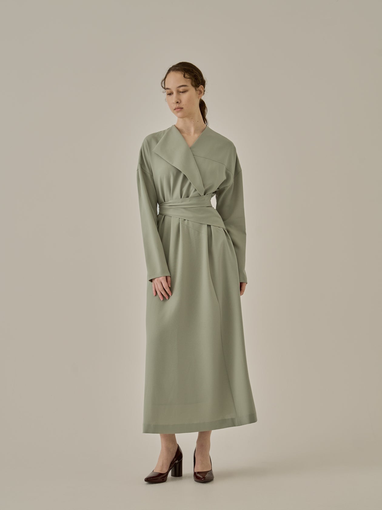 Agatha wrap waist dress GR