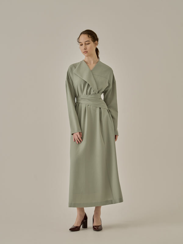 Agatha wrap waist dress GR