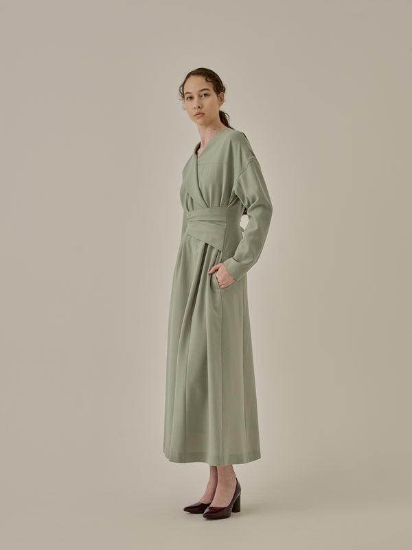 Agatha wrap waist dress GR