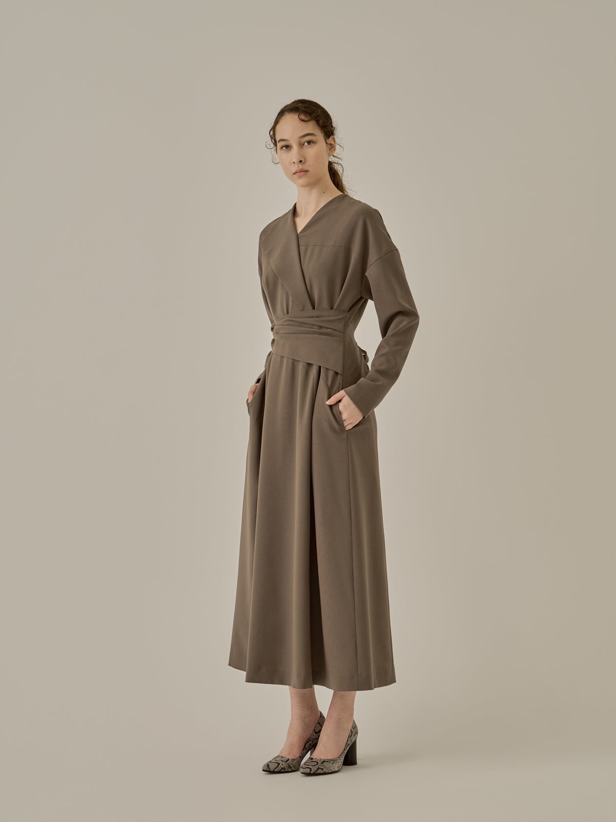 Agatha wrap waist dress GY