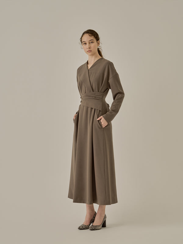 Agatha wrap waist dress GY