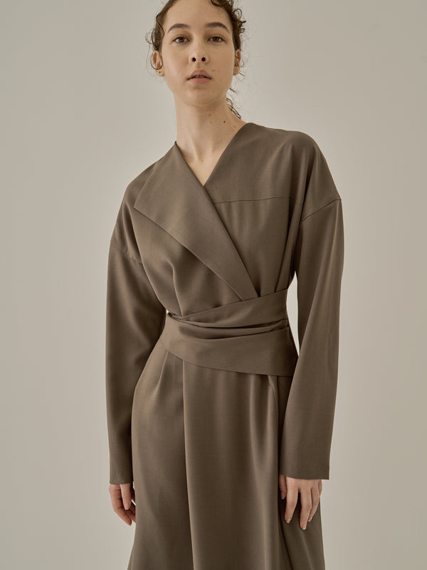 Agatha wrap waist dress GY