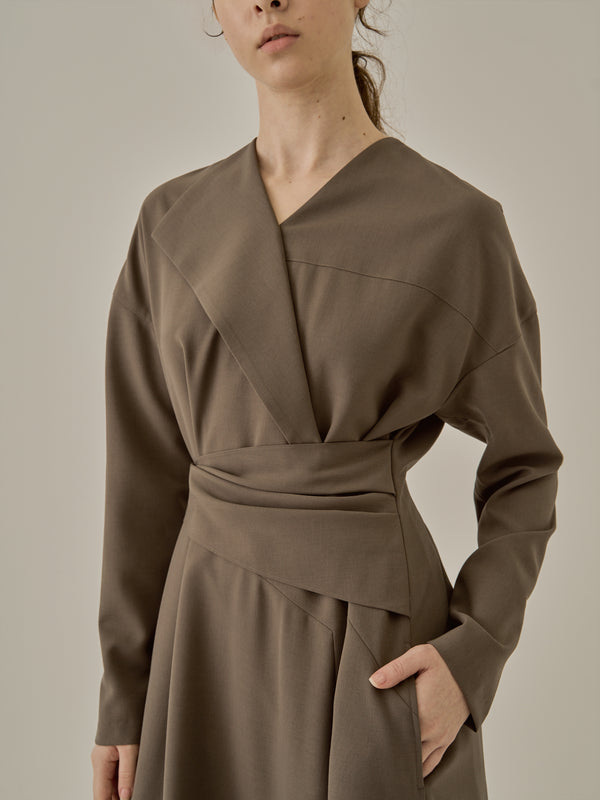 Agatha wrap waist dress GY