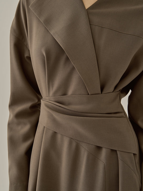 Agatha wrap waist dress GY