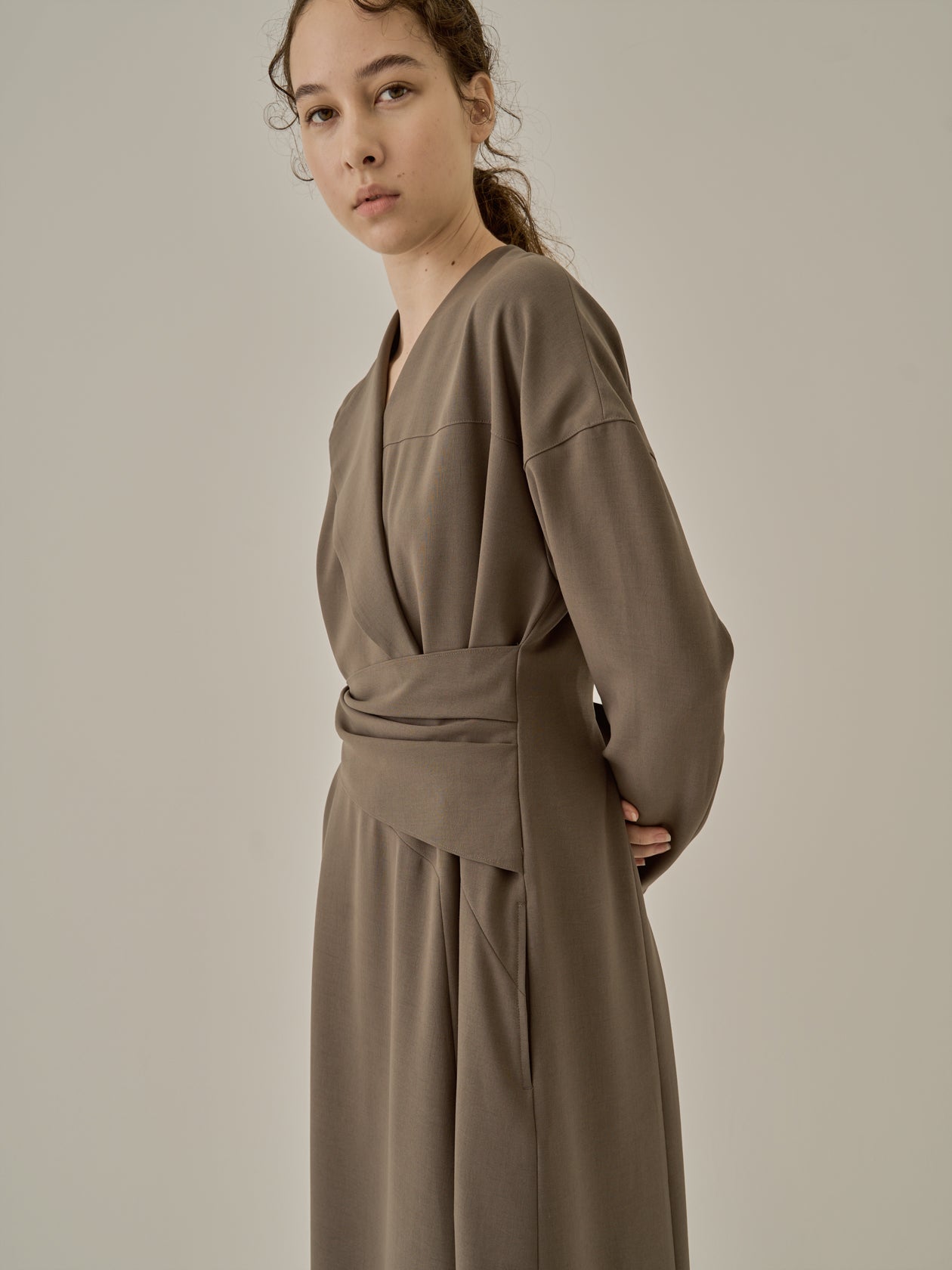 Agatha wrap waist dress GY