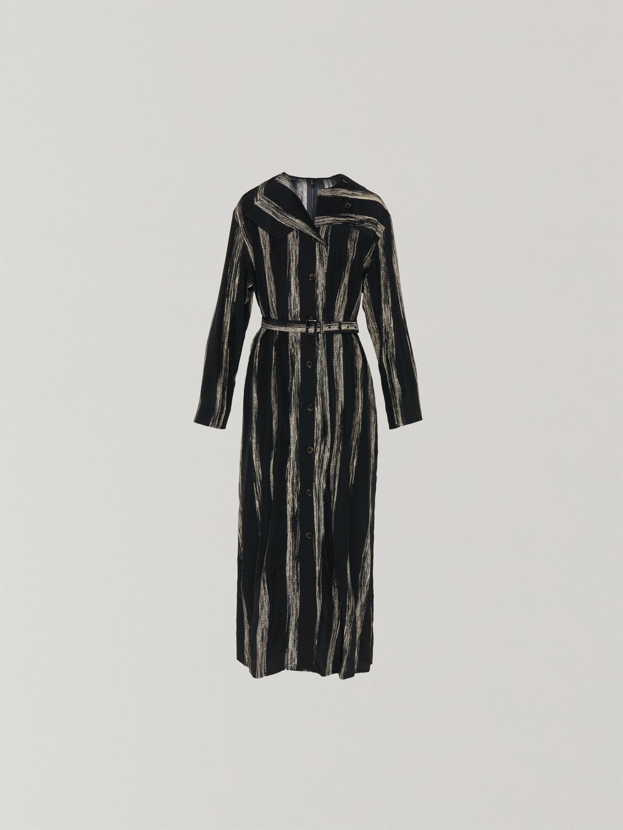 Stitch stripe dress BK