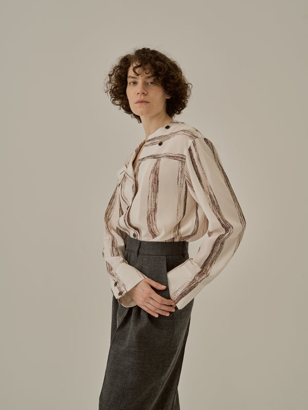 Stitch stripe shirt IV