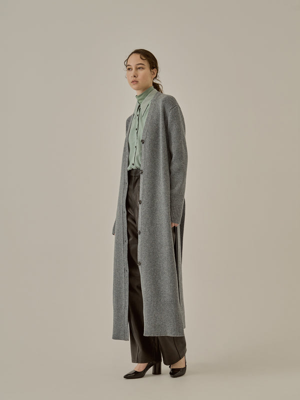 Margo long knit cardigan GY