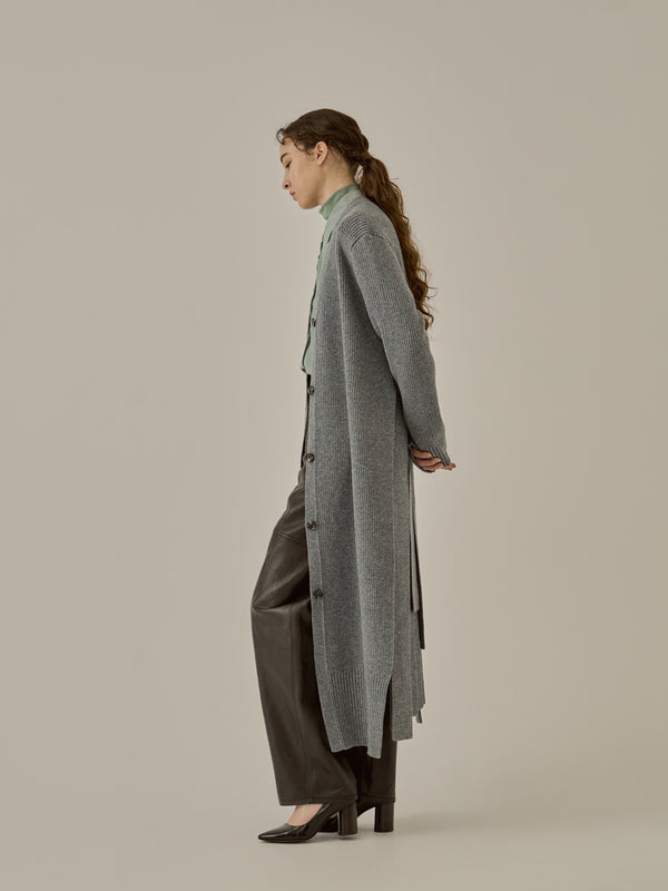 Margo long knit cardigan GY