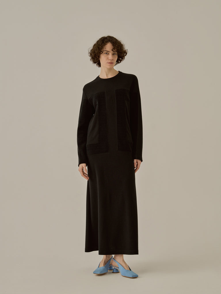 Ottilia panel dress BK
