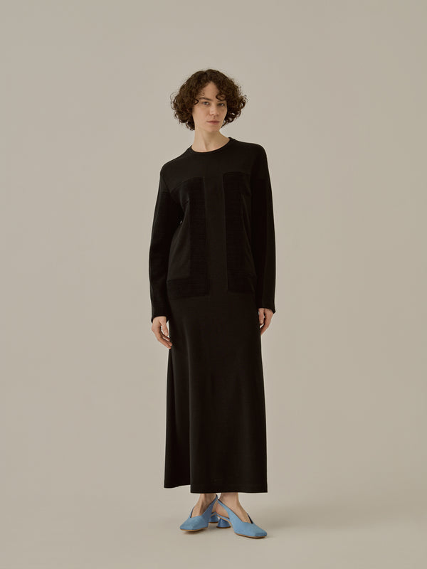 Ottilia panel dress BK