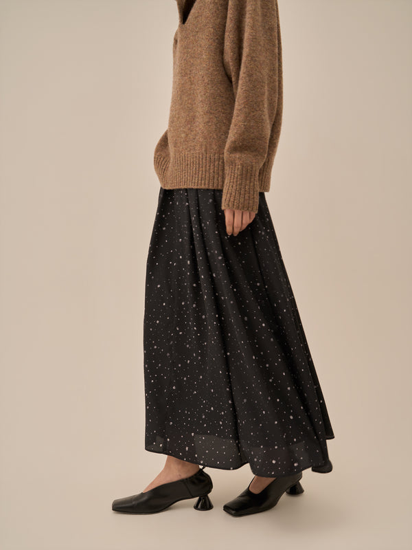 Yasetsu flare skirt BK