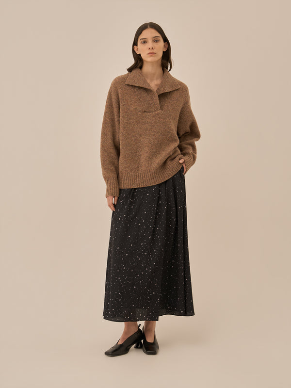 Yasetsu flare skirt BK