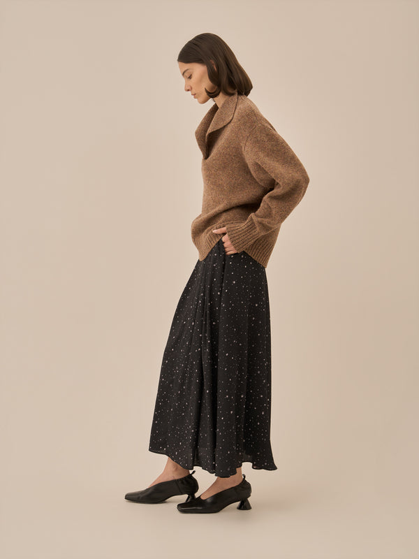 Yasetsu flare skirt BK