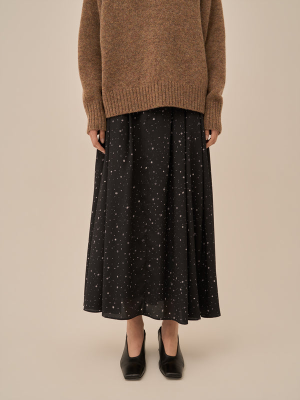 Yasetsu flare skirt BK