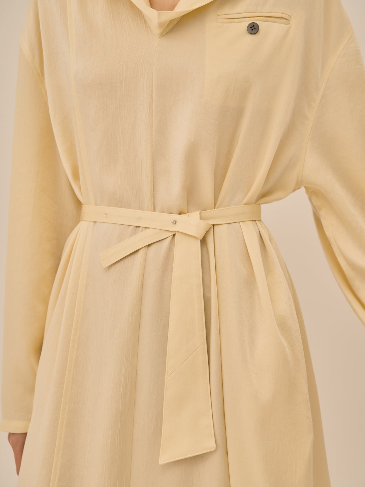 Karina stand collar dress YE