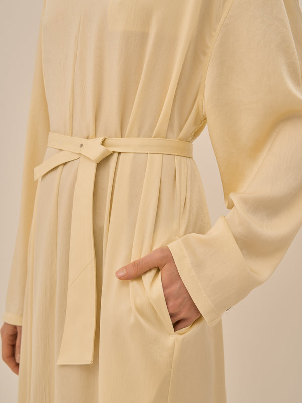 Karina stand collar dress YE