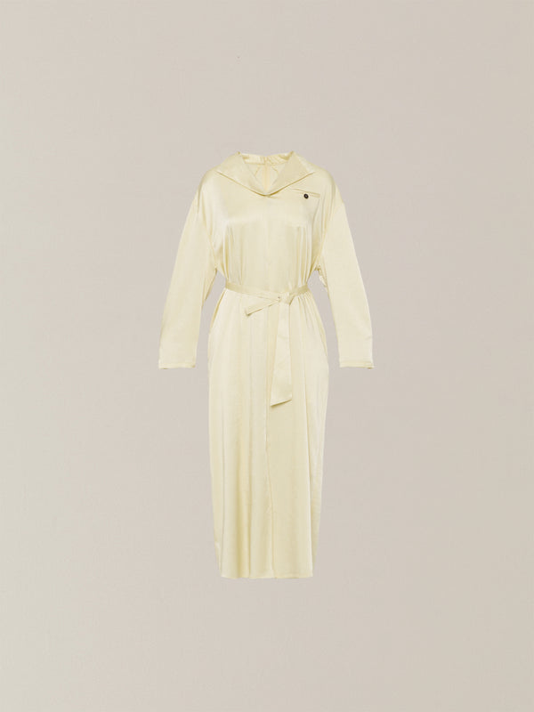 Karina stand collar dress YE