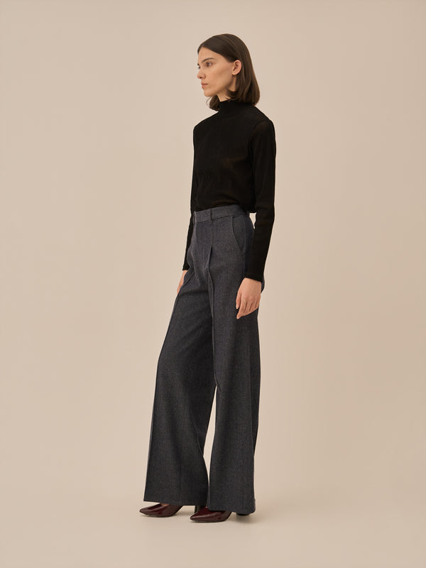 Marina wool denim pants NV