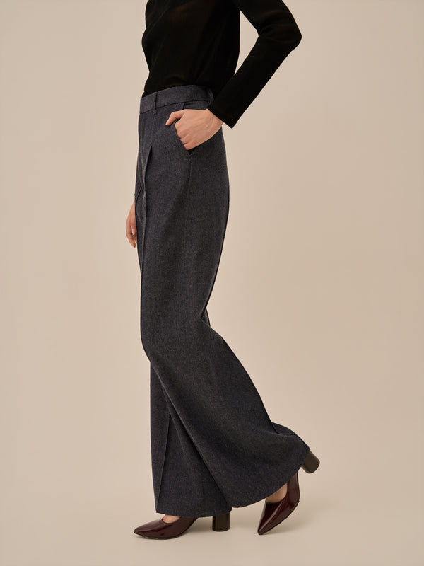 Marina wool denim pants NV